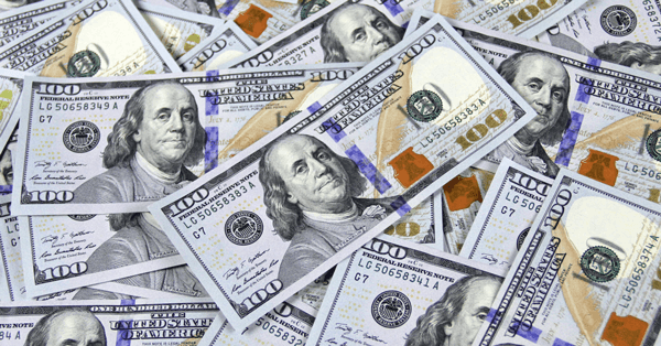 Hundred dollar bills