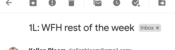 A 1L in the email subject