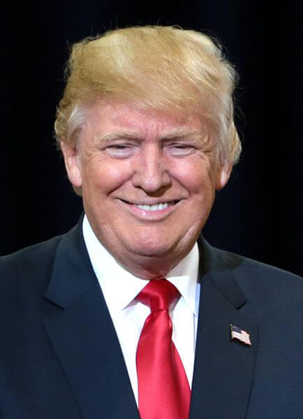 Donald Trump, the 45th President of the U.S.