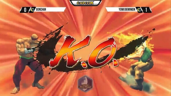 Street Fighter knock out by chip damage