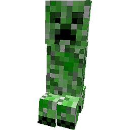Creeper character from Minecraft