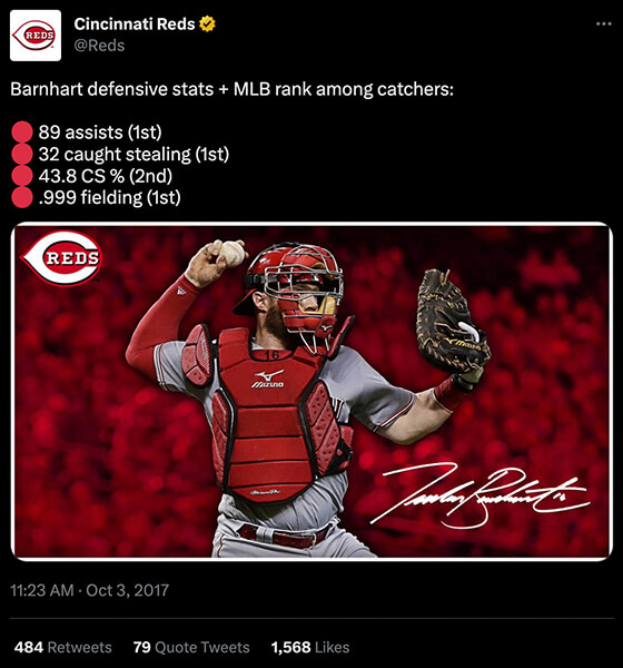 Impressive CS percentage for the catcher.