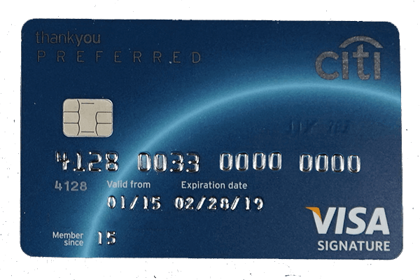 EMV card with a chip