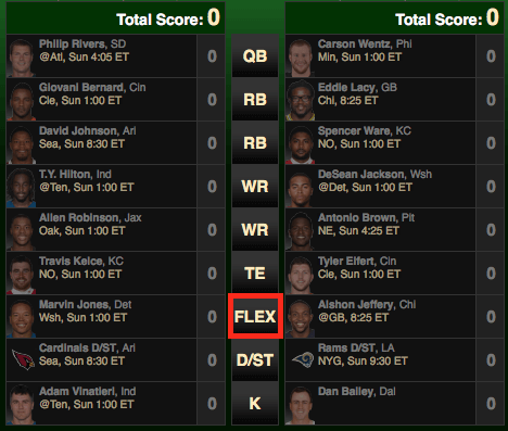 What Does Flex Mean in Fantasy Football?