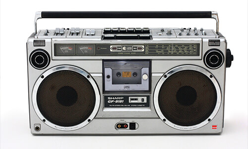 A good ol' ghetto blaster