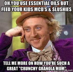 Classic sarcastic Willy Wonka meme
