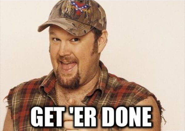 Larry the Cable Guy and his catchphrase