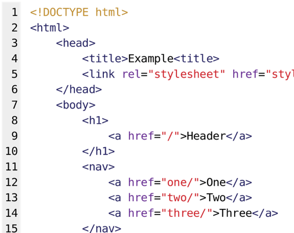 Sample HTML