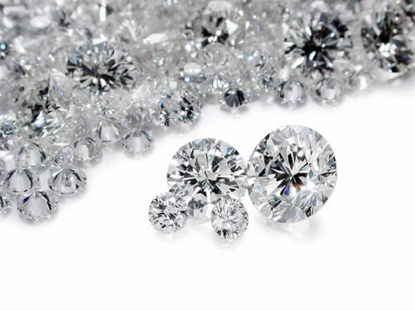 A collection of diamonds
