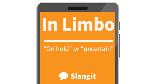 &quot;In limbo&quot; means &quot;on hold&quot;