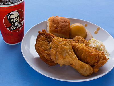 A common meal ordered at KFC