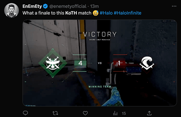 A use of KotH on Twitter