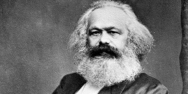 Karl Marx, one of the most well-known leftists