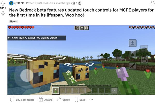 How To ENABLE New MCPE Touch Controls! - Minecraft Bedrock Edition 