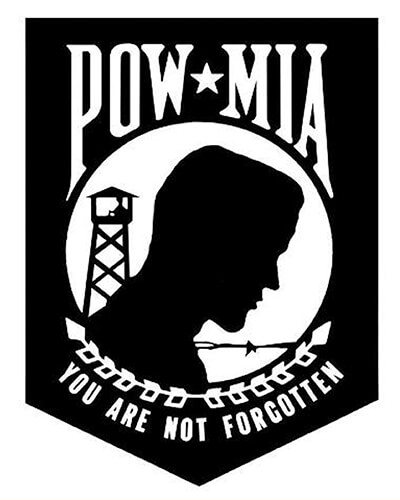 A POW and MIA flag