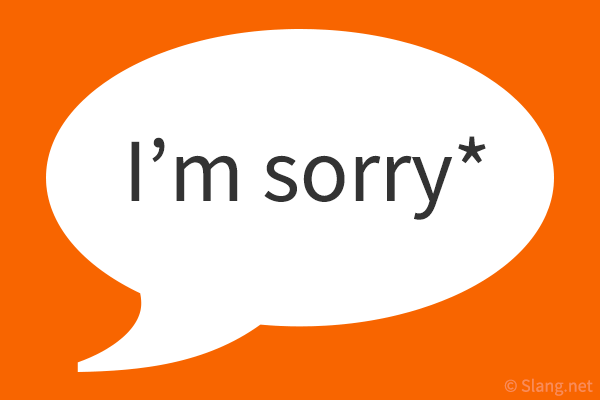 The apology that actually isn't an apology