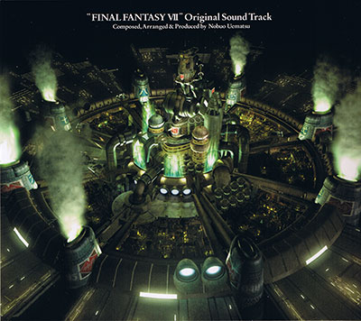 The Final Fantasy 7 OST cover image, music written by Nobuo Uematso