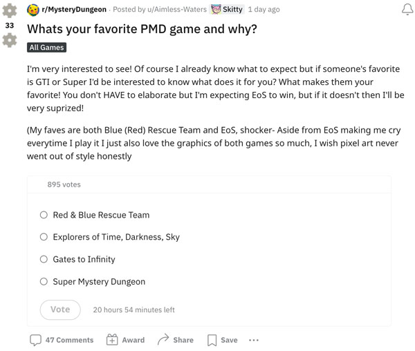 PMD What Does PMD Mean To Pok mon Fans 