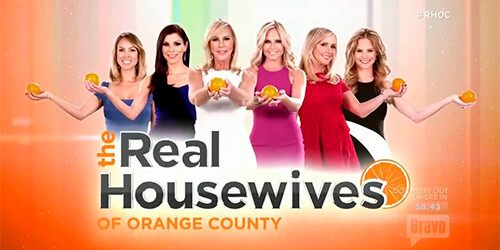 Some of the housewives featured on RHOC