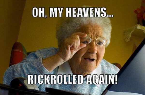 the original Rick Roll is back!! #rickroll #meme