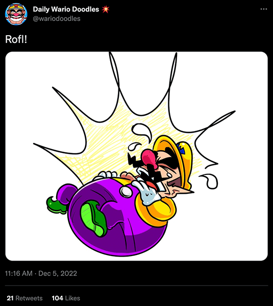 Wario ROFL