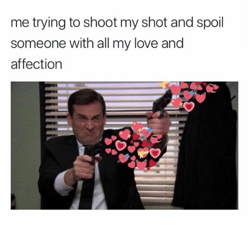 Shooting your shot in the name of love