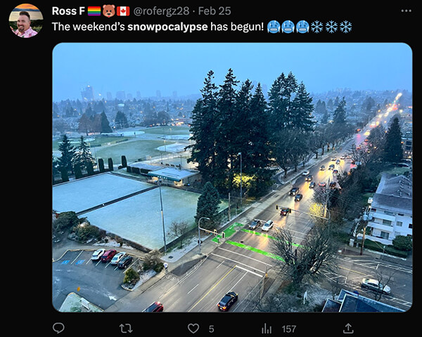 Snowpocalypse tweet