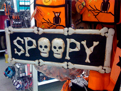 The spoopy sign that started it all