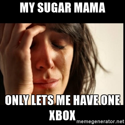The tough life of having a sugar mama