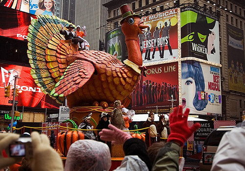T-giving parade in NYC