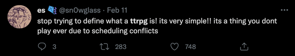 Another valid definition of TTRPG