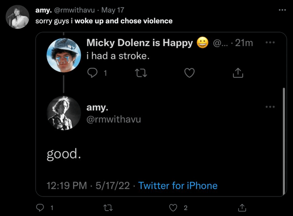 Woke Up And Chose Violence What Does It Mean 