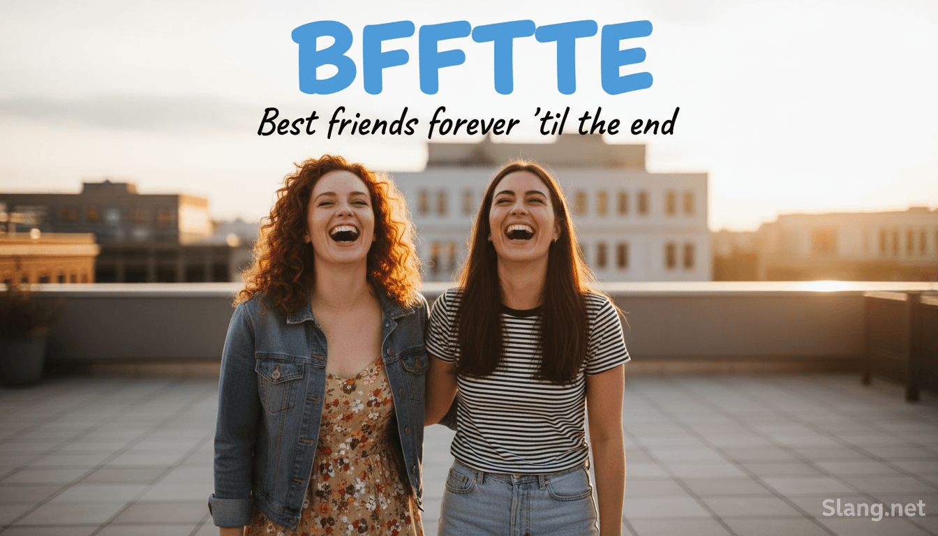 Two BFFTTE friends enjoying a laugh