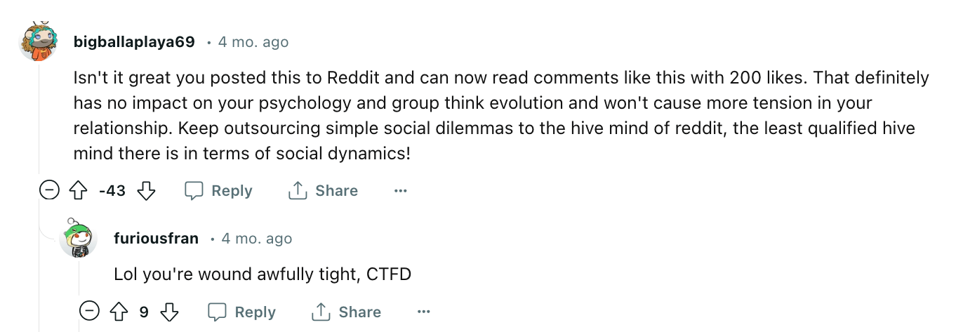 A use of CTFD on Reddit