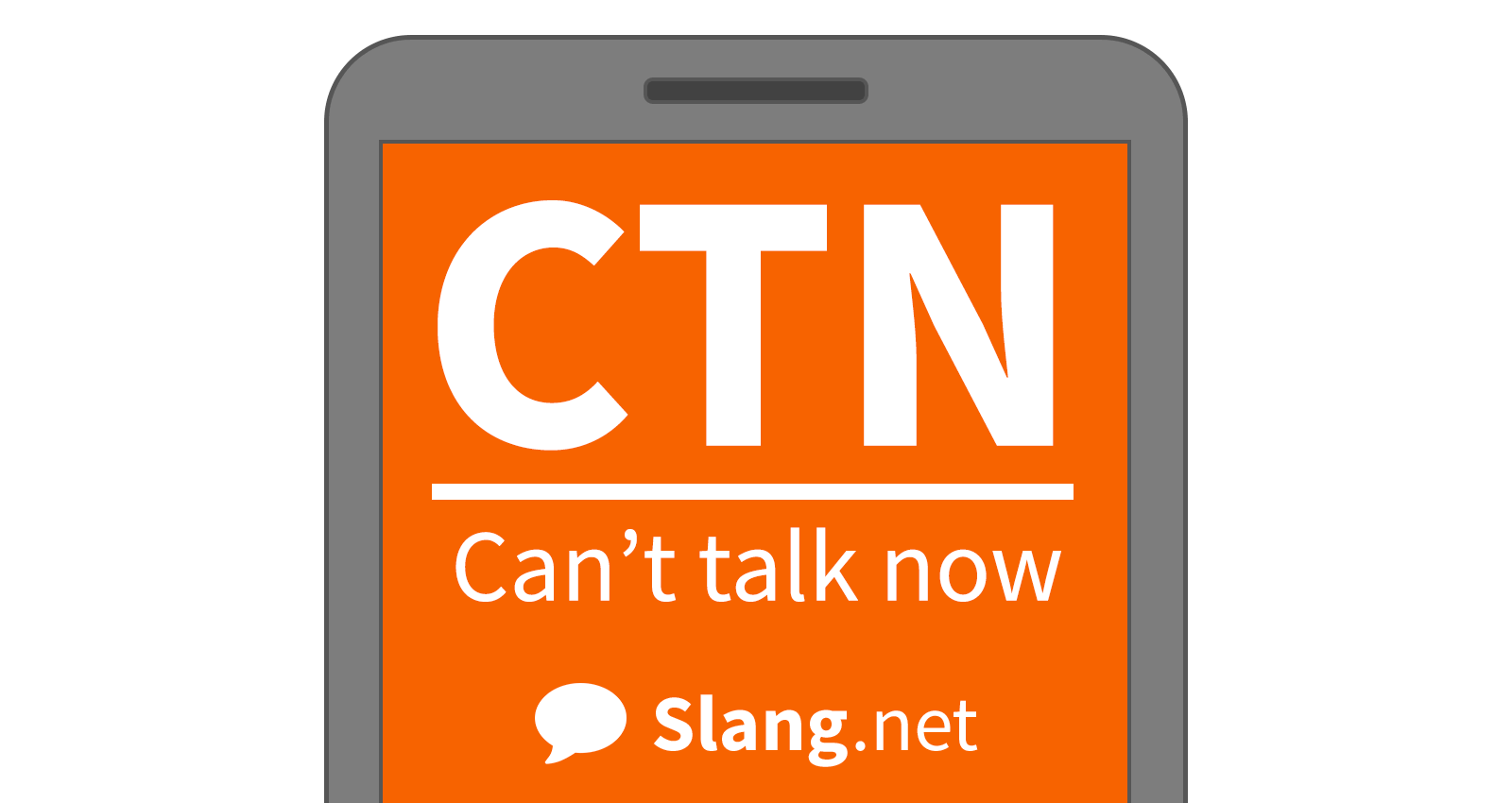 You'll likely see CTN in messages