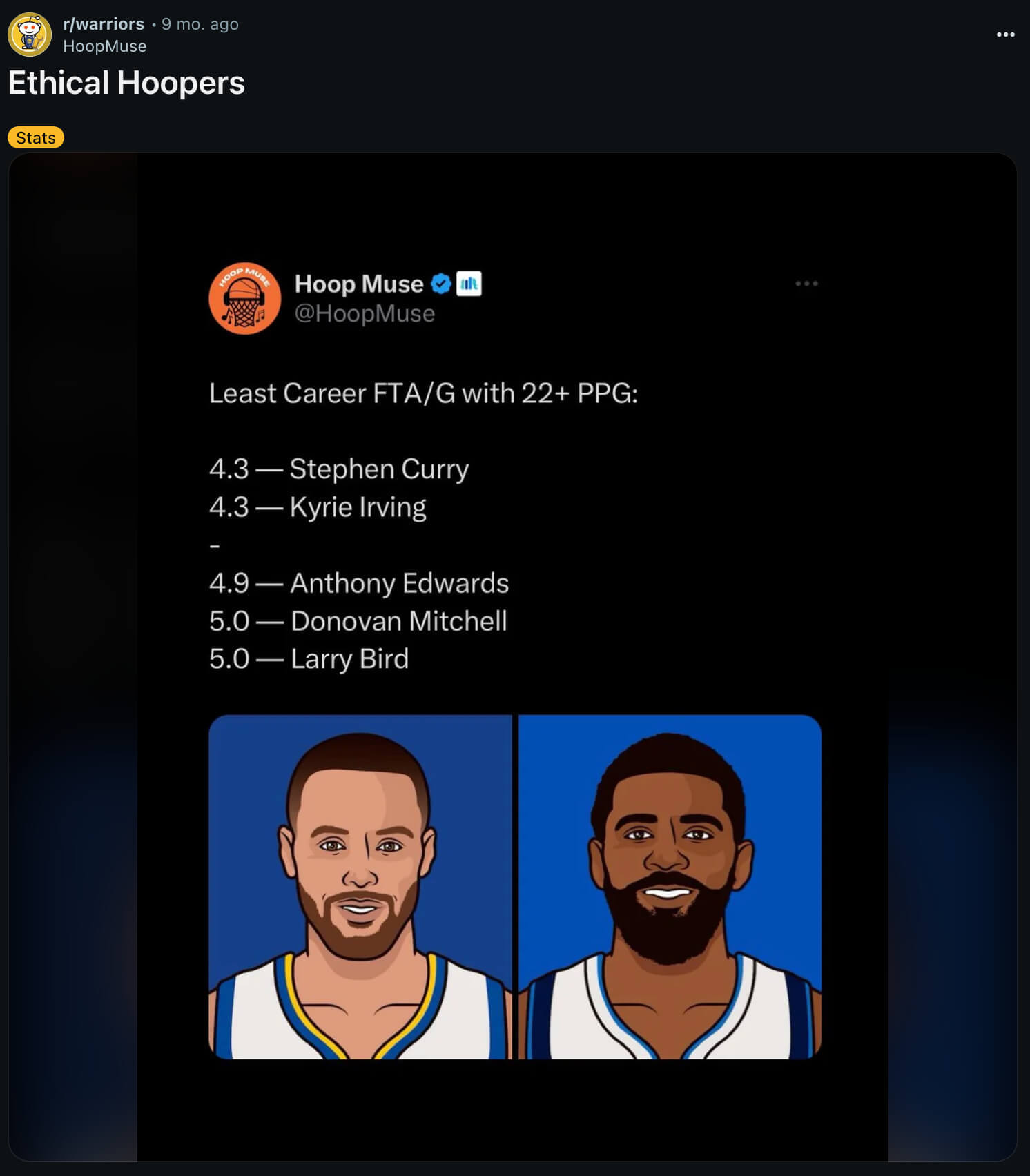 Reddit post about ethical hoopers