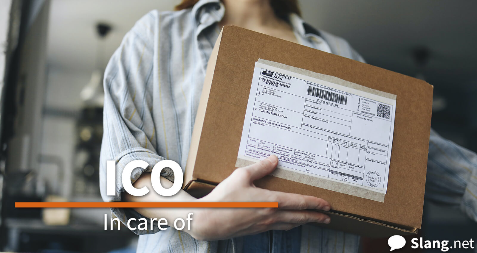 On letters and packages, ICO stands for &quot;in care of&quot;