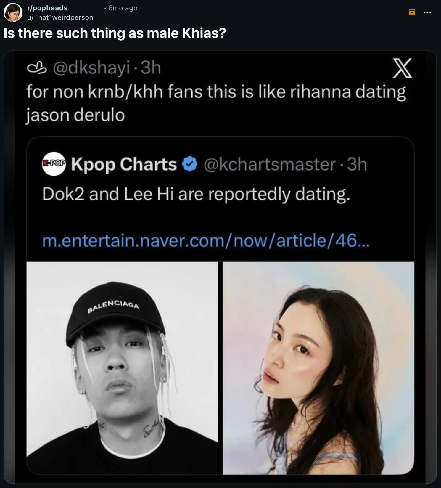 Question about who can be a Khia