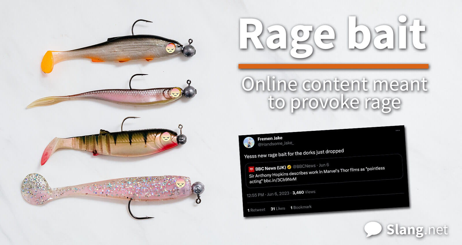 Be wary of rage bait online