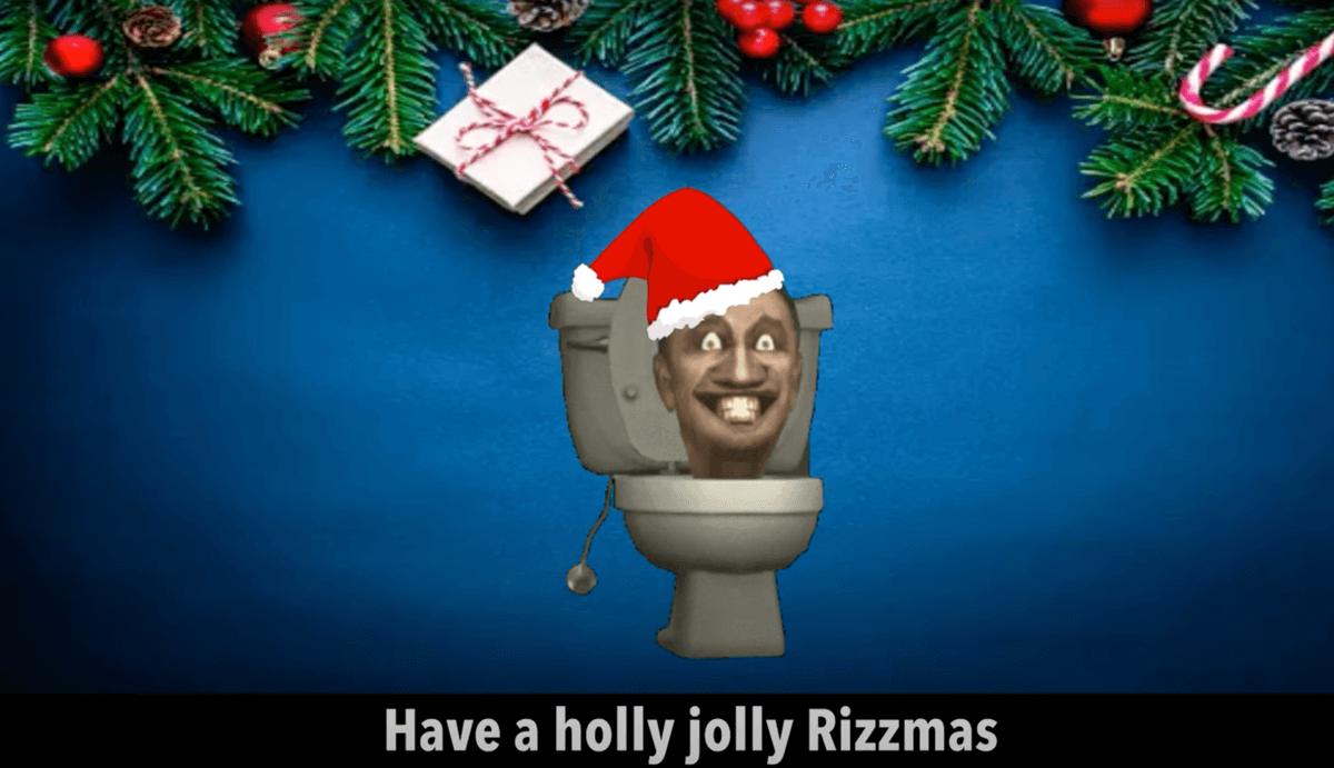 One of many Rizzmas Carols produced by YouTube's Memetastic