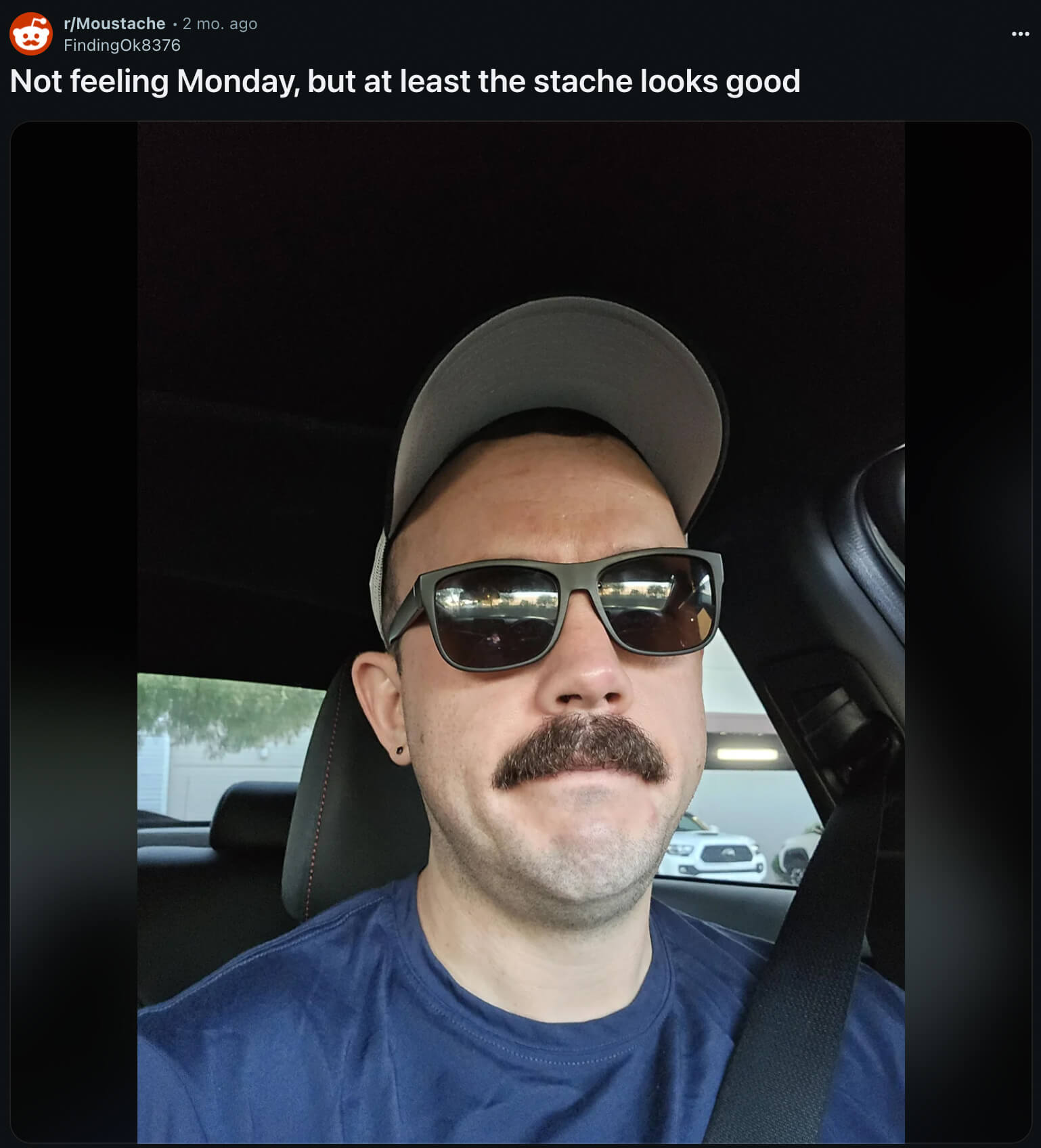 Stache-related Reddit post