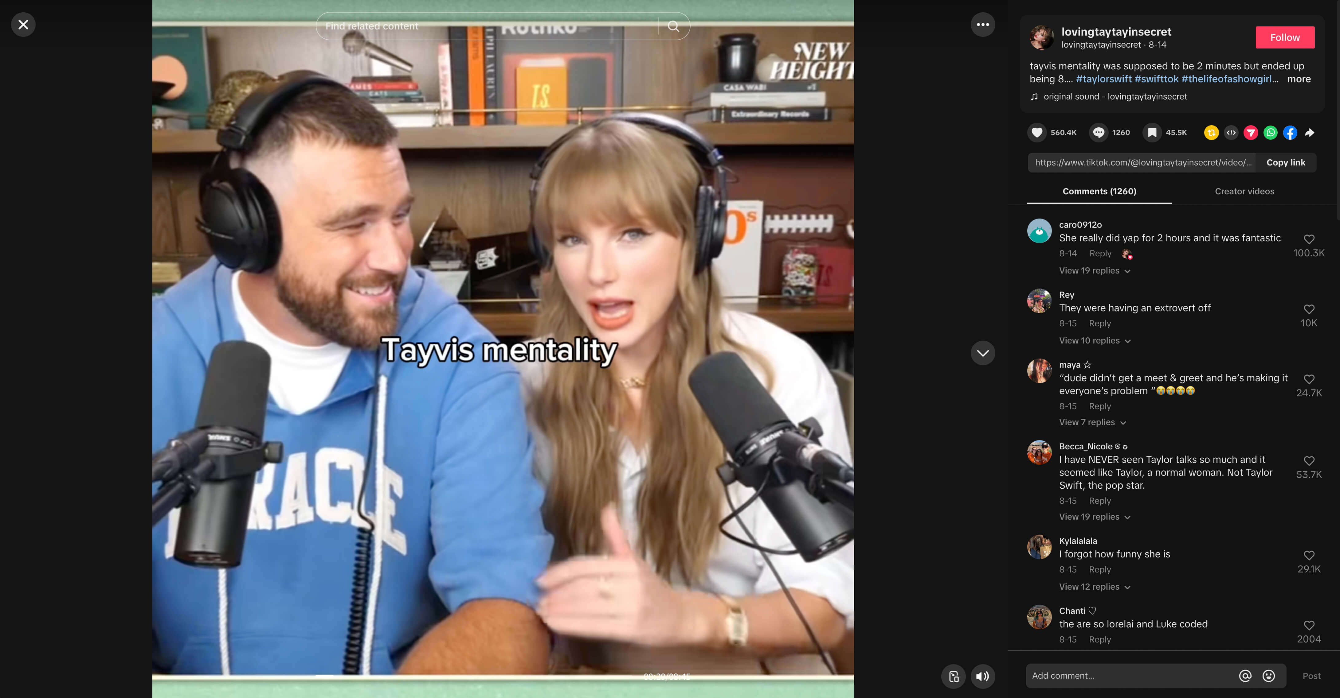 A Tayvis appreciation TikTok