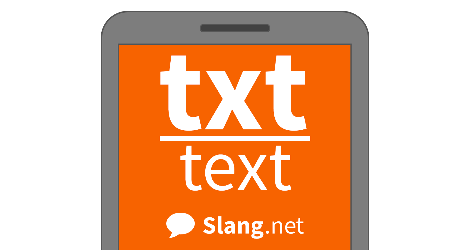 You'll often see txt in texts and online