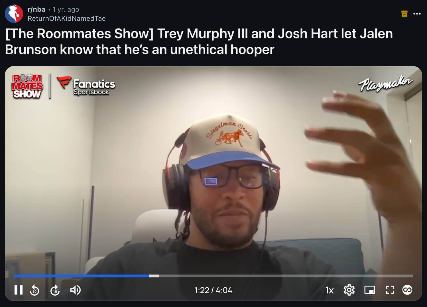 Murphy and Hart calling out Jalen Brunson for being an unethical hooper