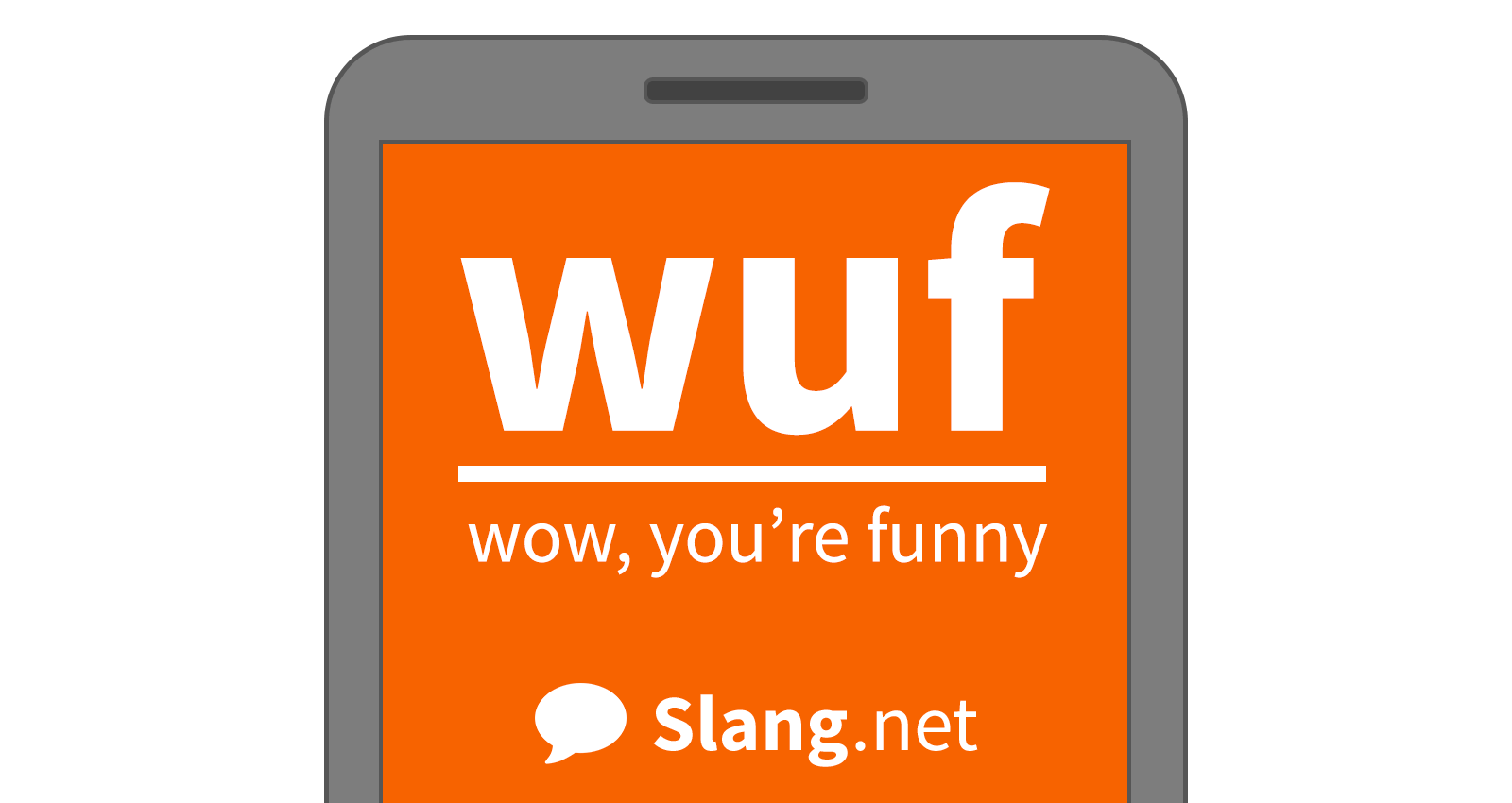 You will likely see wuf in messages