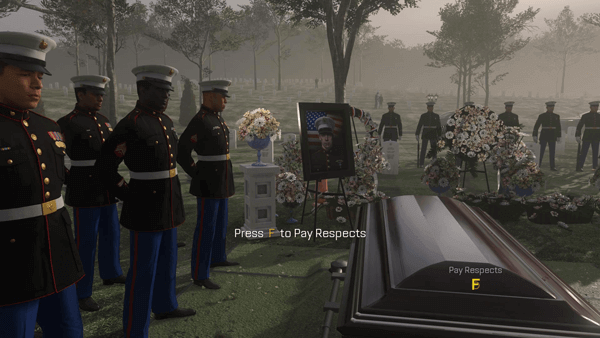 Press F to pay respects