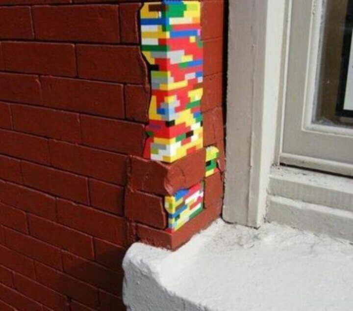 This is definitely a legitimate use of LEGO blocks  