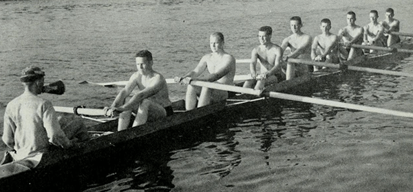 Rowers with crew cuts